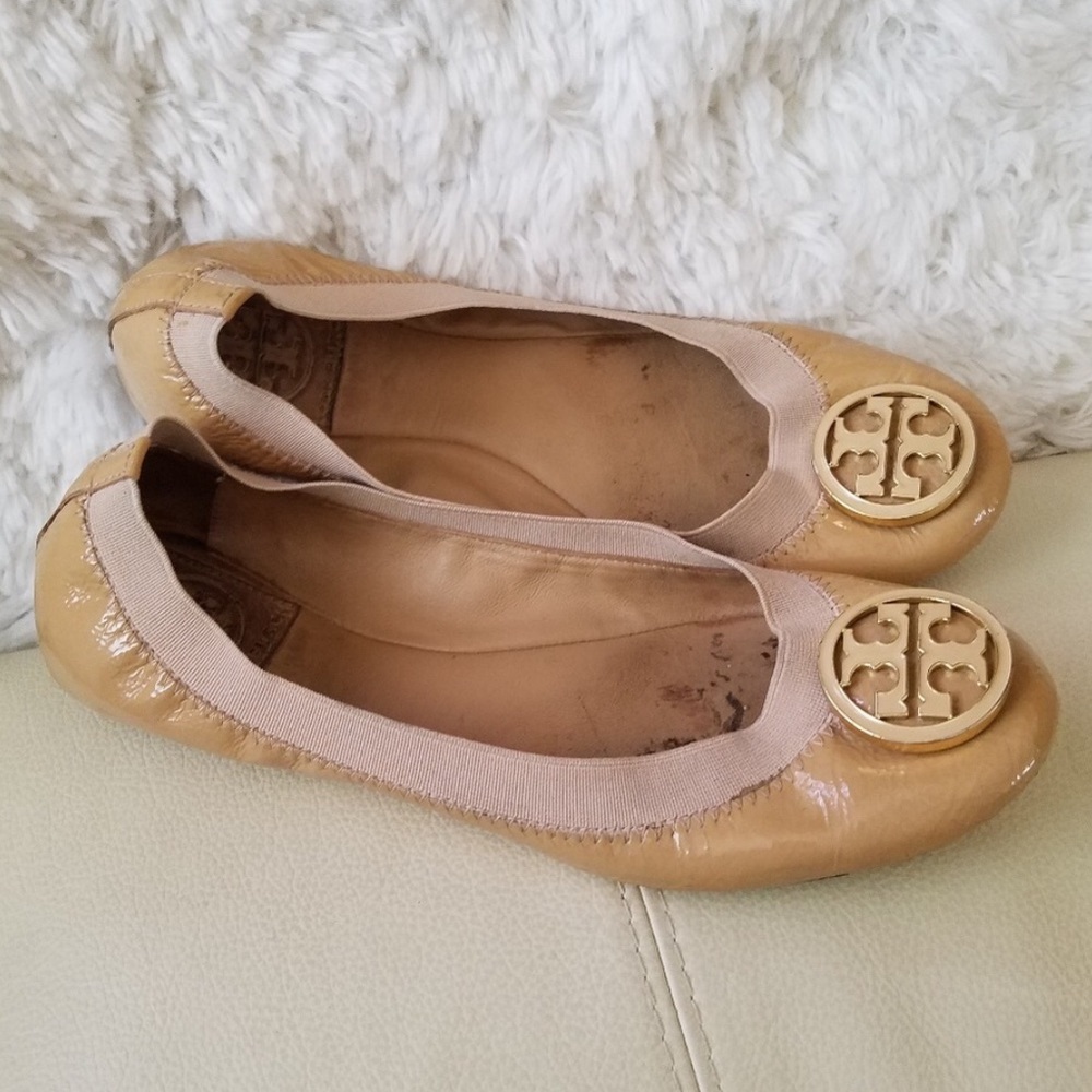 Tory Burch flats used condition